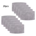 thumbnail image 2 of 20 Pcs Inserts de Filtre pour Masque Facial en Denier Fin en Coton Masque Doux Évacuant l'Humidité PM2.5 Inserts de Filtre de Filtration, 2 of 9