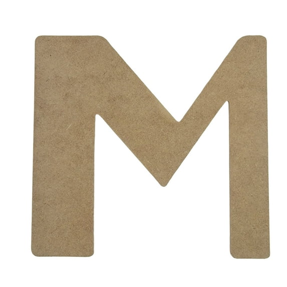 Wooden Letter Unfinished, Lemon Drop Font, Craft Cutout