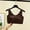 Coffee, variant on Women's Plus Size Bra,Womens Bras,Wireless Bra, Solid Color No Underwire, Side Shaping for Side Boobs, Backless Everyday Seamless Ladies for Daily Wear