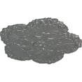 thumbnail image 3 of Ekena Millwork 25 5/8"OD x 1"P Shell Ceiling Medallion, Hand-Painted Silver, 3 of 6