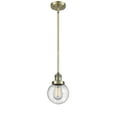 thumbnail image 4 of Innovations Lighting  Franklin Restoration Beacon 1 Light 6" Stem Hung Mini Pendant Antique Brass/Seedy, 4 of 5