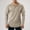 Khaki, variant on Men Heather Raglan Three Button Notch V Neck Long Sleeve Henley Top, Soft Slim Breathable Casual Athletic Pullover Shirt for Daily Gym Travel Wear(Black,M)