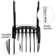 thumbnail image 4 of 2pcs Hair Cutting Comb Compatible With Philips Hc9450 Hc9490 Hc9452 Hc7460, Adjustable 7-24 Mm High Quality Gifts, 4 of 5