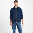 thumbnail image 2 of Mens Blue Irish Wool Sweater Made By Aran Woollen Mills, Size Large, 2 of 6