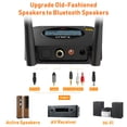 thumbnail image 5 of 1Mii B06Pro+ Receptor Bluetooth HiFi, Adaptador de audio inalámbrico Bluetooth 5.1 de alta resolución con LDAC para estéreo doméstico, Receptor Bluetooth de largo alcance aptX HD Control de volumen de, 5 of 5