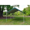 thumbnail image 3 of King Canopy Universal 8 Leg 10'x20' Carport Canopy, Green, 3 of 11