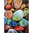 thumbnail image 2 of Aldridge, Ashley 25x32 Gold Ornate Wood Framed with Double Matting Museum Art Print Titled - Particoloured Pebbles II, 2 of 4