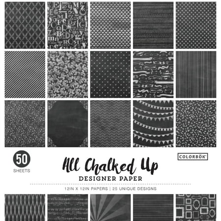 UPC: 0765468718668 | Colorbök Solid 12 All Chalked up Designer Paper Pad