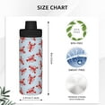 thumbnail image 3 of Pofeuu Cartoon Lobsters 1 Print 18oz Sports Insulated Kettle Stainless Steel Vacuum Water Bottle Leakproof Sport Flask, 3 of 7
