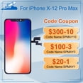 thumbnail image 1 of Grado Elekworld para iPhone X OLED XS MAX XR 11, pantalla LCD incell con montaje de digitalizador táctil 3D, pantalla 12 Pro 13 Mini 14 Plus Tan Jianjun unisex, 1 of 1