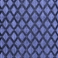 thumbnail image 1 of Ahgly Company Machine Washable Indoor Square Abstract Blue Modern Area Rugs, 8' Square, 1 of 4