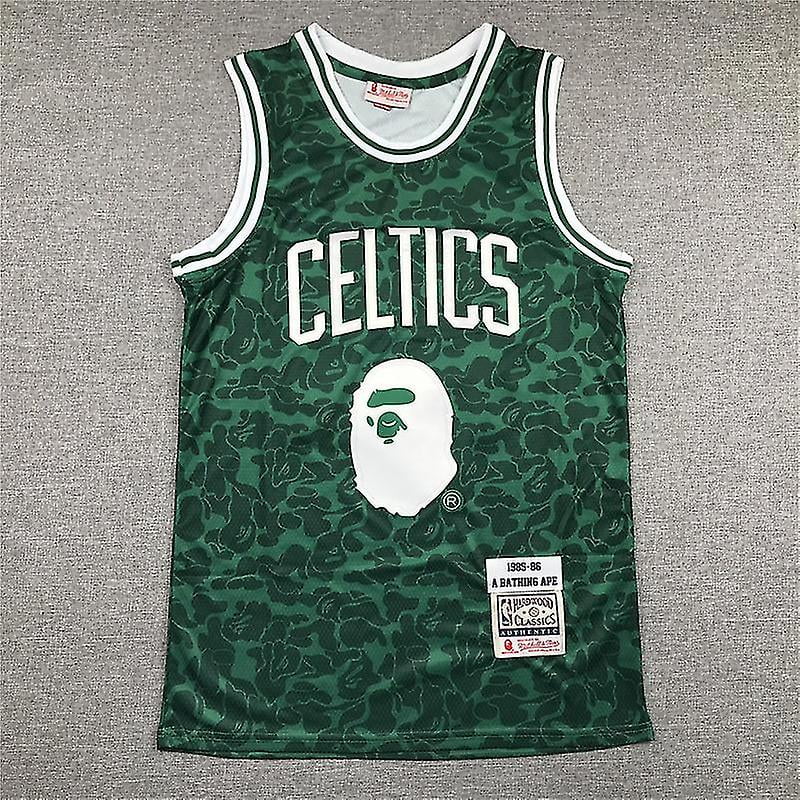 Beileda Nba Basketball Uniform Jersey Smoothdogg Bape Boston Celtics 93 Jersey Basketball Clothing Rap Clothing Hip Hop Style zhicheng Other