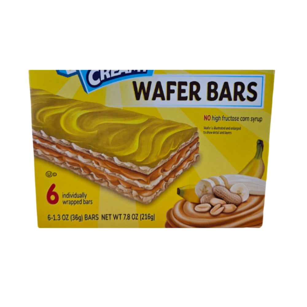Skippy Peanut Butter & Banana Wafer Bars 7.8 Oz Box (3 Pack)