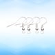 thumbnail image 2 of EeaseMX 200 piezas de accesorios para pendientes sencillos, antialérgicos, para mujer (plata), 2 of 7