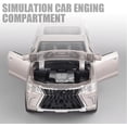 thumbnail image 3 of Tapdra 1:32 Model Toy Car Lexus (LX570 SUV) Diecast Play Vehicle, Alloy Silver, 16 x 7 x 6cm, 3 of 5