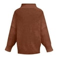 thumbnail image 5 of POROPL Women'S Plus Size Sweaters Long Sleeve Crew Neck Sweater Casual Oversized Top Size 3XL, 5 of 5