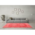 thumbnail image 3 of Ahgly Company Indoor Square Oriental Red Modern Area Rugs, 6' Square, 3 of 4