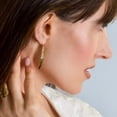 thumbnail image 5 of 14K Gold Plated Bar Dangle Earrings - Hypoallergenic Long Threader Drop Earrings for Women, 5 of 10