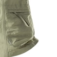thumbnail image 4 of Men's Quick Dry Cargo Shorts, Elastic Drawstring Waist with Multi-Pockets,Breathable Workout Shorts, Lightweight Gym Running Shorts Khaki L, 4 of 5