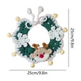 thumbnail image 3 of Christmas Pet Scarf, Christmas Pet Collar, Hand Woven Wool Dog Neck Ornament, Multicolor Holiday Decoration for Pets, 3 of 7