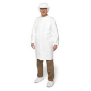 Dupont Lab Coat,L,White,Tyv IsoClean,PK30 IC263SWHLG00300B