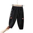 thumbnail image 2 of Fesfesfes Boys Sweatpants Elastic Waist Pants Kids Sport Pants Fashionable Casual Work Pants For Children, 2 of 7