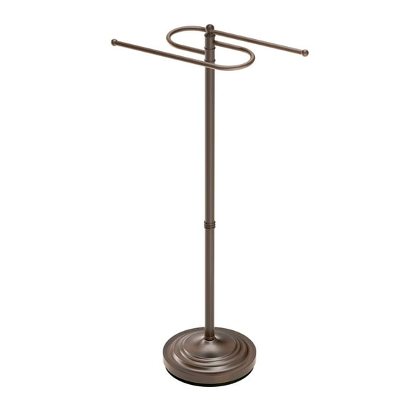 Gatco 1508 Floor S-Style Towel Stand, Bronze