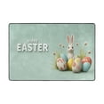 thumbnail image 4 of Ryvnso Cute Bunny in Eggs Area Floor Mats Large Nursery Rugs Non-Slip Carpets Doormat 72" x 48", 4 of 7