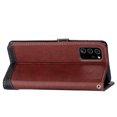 thumbnail image 5 of Allytech Flip Cover for Samsung Galaxy Note 20, PU Leather Folding Stand Shockproof Credit Cards Slots Drop Protection Wrist Strap Magnetic Closure Wallet Case for Galaxy Note 20, Brown, 5 of 6
