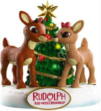 5 Rudolph Red Nosed Reindeer Miniature Christmas Ornaments American Greeting