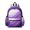 Purple and Gold Marble Pattern, variant on Purple and Gold Marble Pattern Cute School Backpack with Padded Back and Adjustable Shoulder Straps 13.4"x11"x4.7"