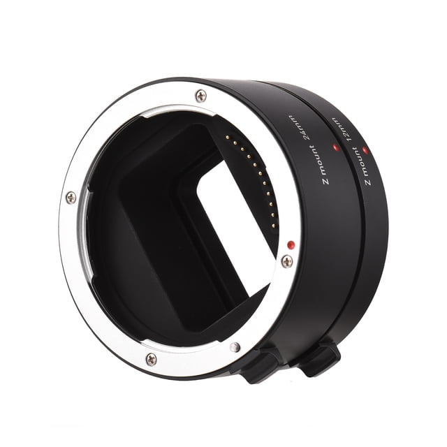 Anillo adaptador de lente Tubos de extensión automáticos de enfoque automático Tubo de fotografía macro de montaje Z de 12 mm + 24 mm Compatible con cámara sin espejo Nikon Z50 Z5 Z6 Z6II Z7 Z7II Maboto Anillo adaptador de lente