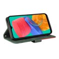 thumbnail image 2 of Compatible Samsung Galaxy M33 5G Case, Leather Wallet Case Stand View Magnetic Clasp Book Flip Folio Phone Cover - Green, 2 of 5