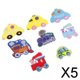 thumbnail image 1 of Surtido de apliques bordados para coche Soledad 5x8 Uds 5 piezas, 1 of 9