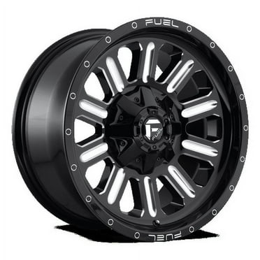 Fuel 1PC Aluminum Rim D620 HARDLINE 15X8in Gloss Black Milled Finish, D62015800437