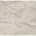 thumbnail image 4 of oneOone Cotton Poplin Twill Peach Fabric Stripe|Dot & Triangle Shape Geometric Diy Clothing Quilting Fabric Print Fabric By Yard 56 Inch Wide, 4 of 4