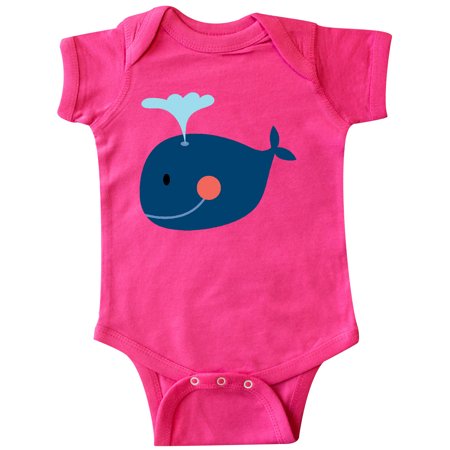 

Inktastic Whale Cute Blue Gift Baby Boy or Baby Girl Bodysuit
