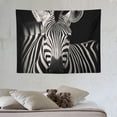 thumbnail image 4 of COMIO Animal Zebra Tapestry Wall Hanging for Bedroom Living Room Dorm Home Decor Wall Tapestry, 40x30 Inches, 4 of 7