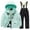 Dark Gray, variant on SGMVNU Boys Girls Winter Ski Jacket and Snowbibs Pants Set 2-Piece Snowsuit Lined Down Coat Snowboard Outfits for Kids Size 6-8 Years Blue