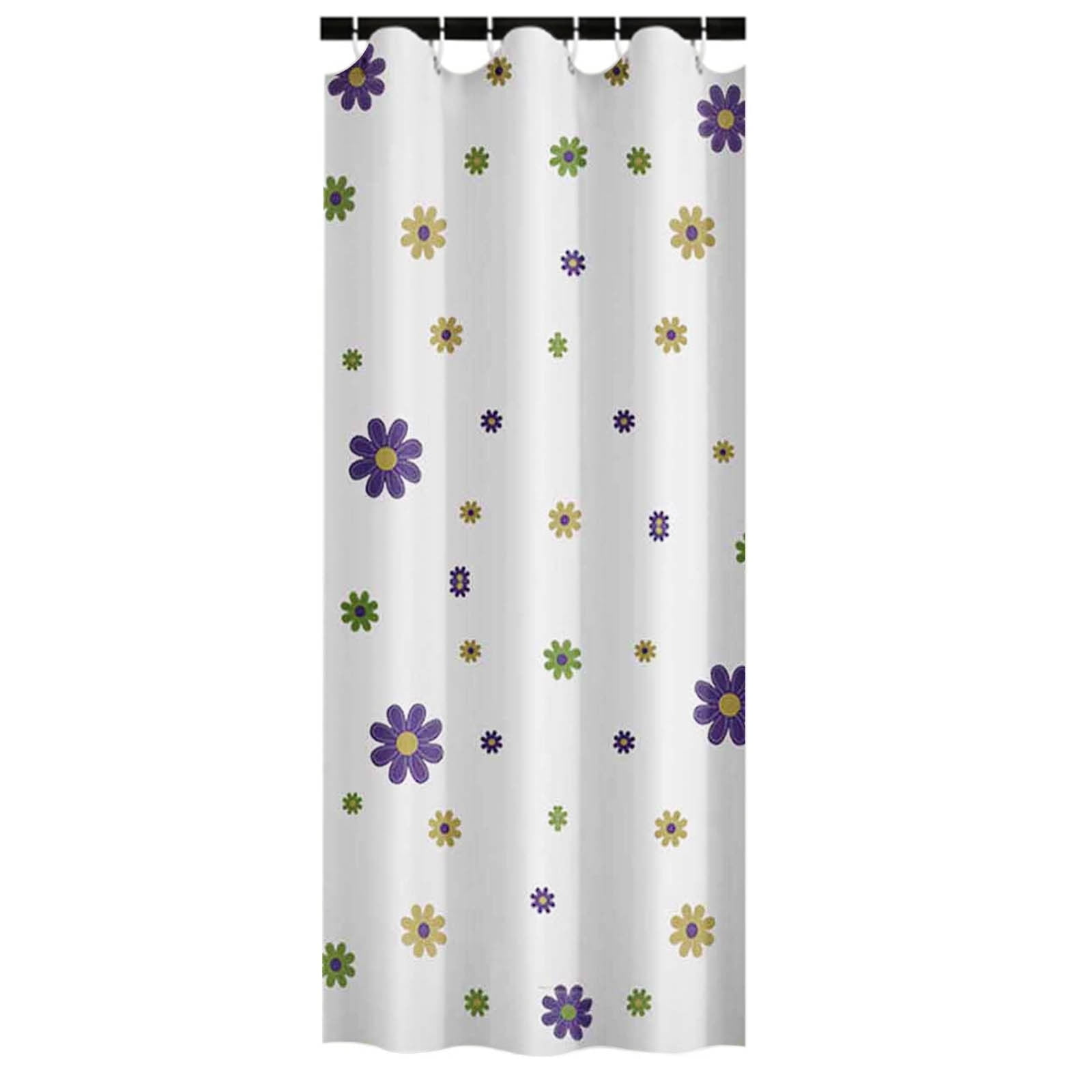 Rideau De Douche Anti Moisissure Tissu En Polyester Imperméable Petit