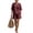 AE05-Wine, variant on Lumtrix Womens Linen 2 Piece Sets V-Neck Shirt And Shorts Linen Cotton Two-Piece Set Dressy Casual Loose Fit Travel Matching Outfits Light Blue M