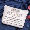 thumbnail image 4 of POFULL Administrative Assistant Cosmetic Bag Admin Assistant Appreciation Gift Office Staff Gift (Admin Assistant Bag), 4 of 7