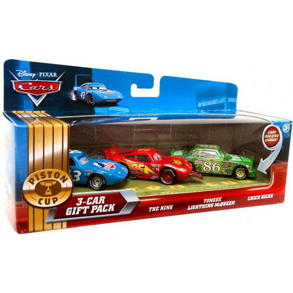 Disney Cars Piston Cup Diecast Car Gift Pack Set, 3 Pack