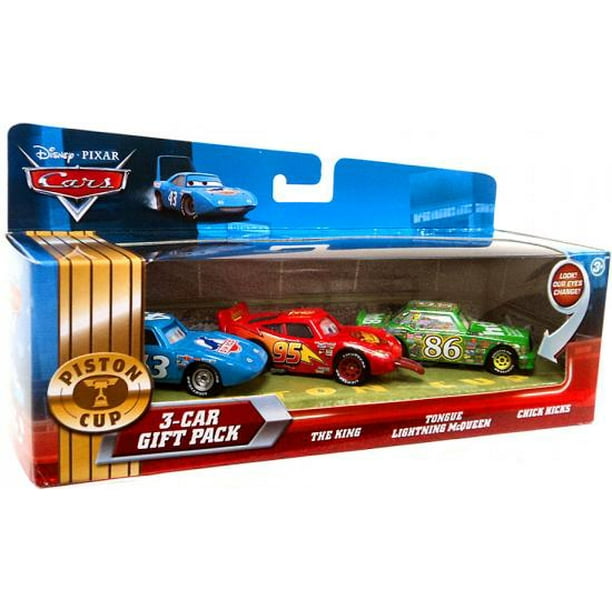 Disney Cars Piston Cup Diecast Car Gift Pack Set, 3 Pack