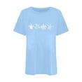thumbnail image 3 of Womens Oversized T Shirts Summer Trendy Hawaiian Graphic Print Short Sleeved Tops Trendy Casual Loose Fit Going Out Tops, 3 of 3