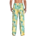 thumbnail image 7 of Salouo Pineapples1 Print Pajama Pants for Men, Lounge Pants Elastic Waistband Casual Men's sleepwear Loungewear Sleep Pajama Pant -X-Large, 7 of 7