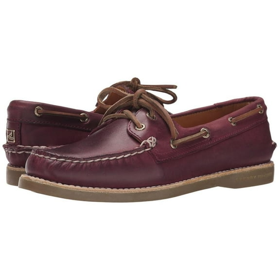 Sperry Top-Sider Women's Gold Cup A/O Boat Sneaker 5 BM US, Burgundy
