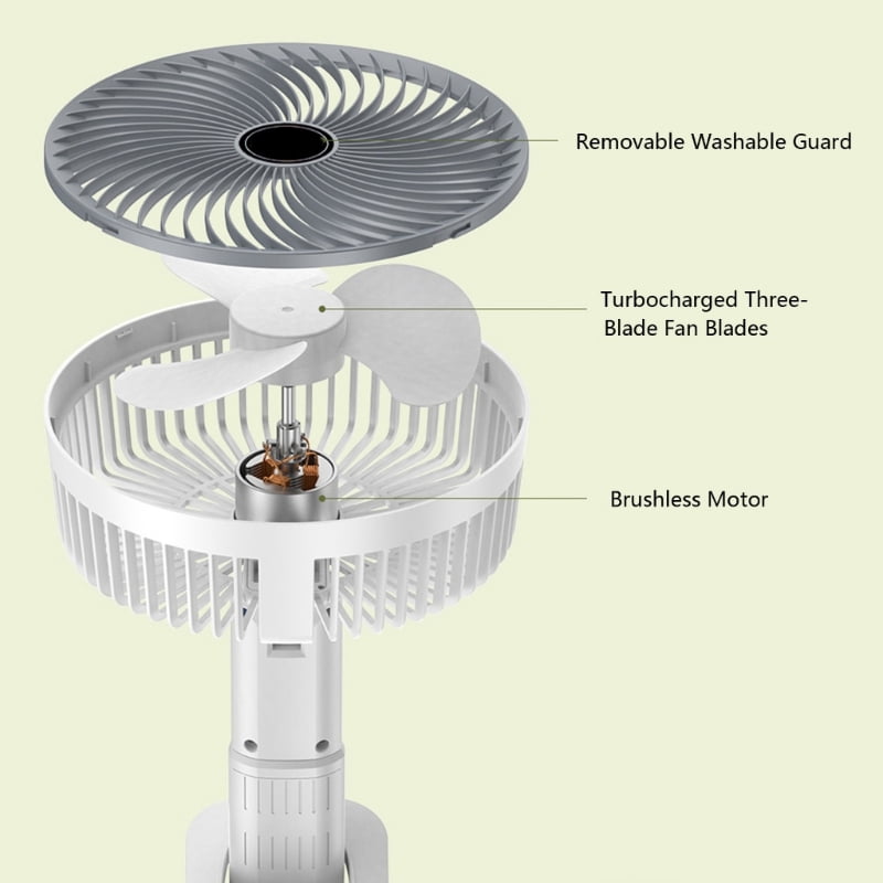 Multifuntional Clip Cooling Fan Detachable Base for Baby Strollers Mounting