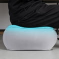 thumbnail image 1 of Yunuuuoa Inflatable Foot Rest Pillow for Airplane Travel, Portable Foot Stool Cushion with Flocked PVC, Ergonomic Leg Support for Office, Home, Car, Train - Compact Foldable Footrest Pad for Adults, 1 of 6