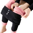 thumbnail image 1 of Gibobby Leggings de cintura alta Pantalones de mujer, pantalones térmicos gruesos, mallas de lana para mujer, ropa exterior de cintura alta, pantalones térmicos（Rosa， XXXL), 1 of 4